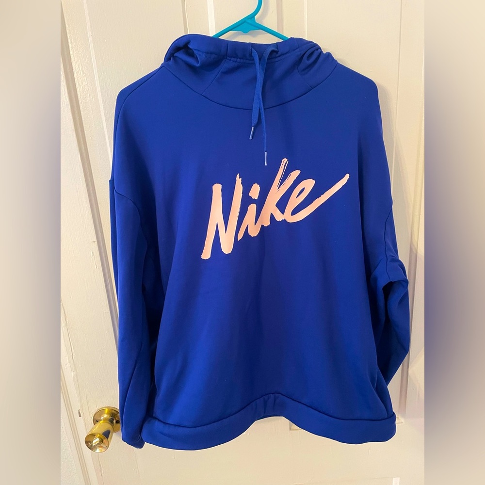 NIKE hoodie in blue Sz L
